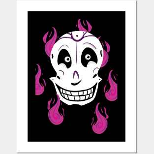 Laughing Skull Posters and Art